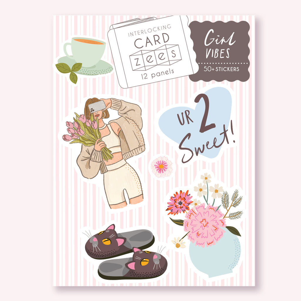 GIRL VIBES - CARDzees  +  Stickers Kit