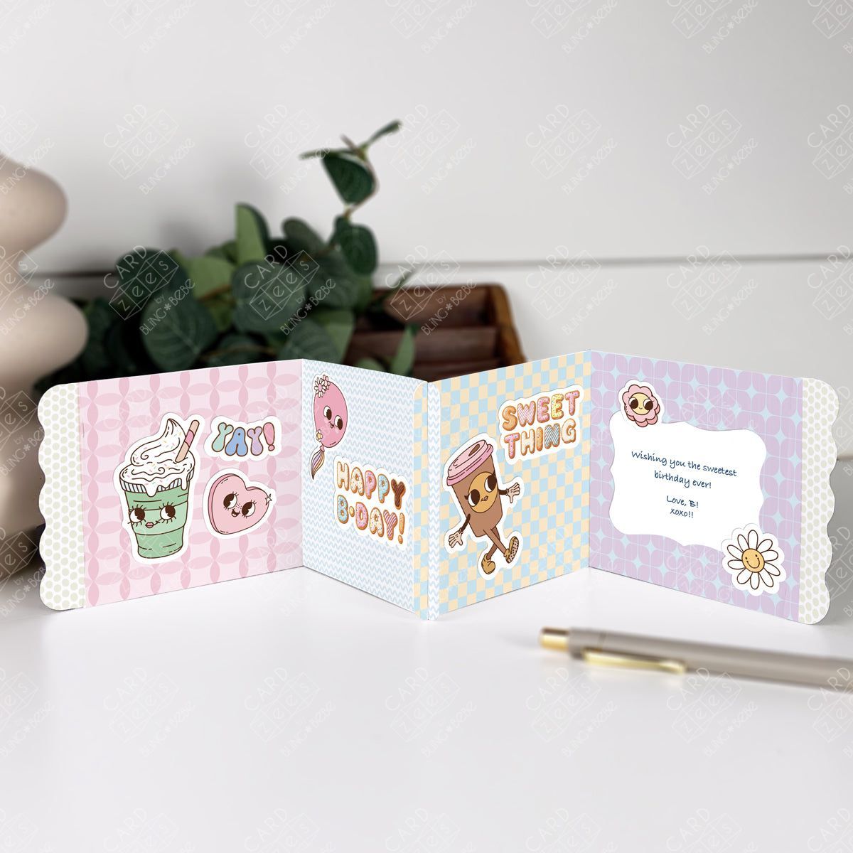 GROOVE THING - CARDzees +  Stickers Kit