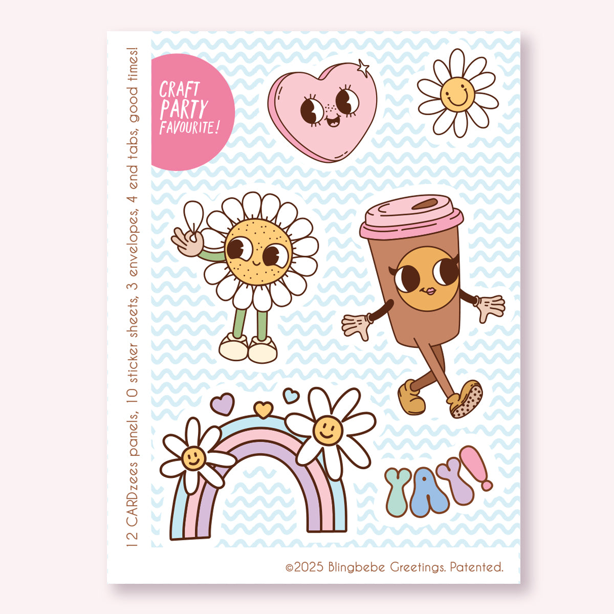 GROOVE THING - CARDzees +  Stickers Kit