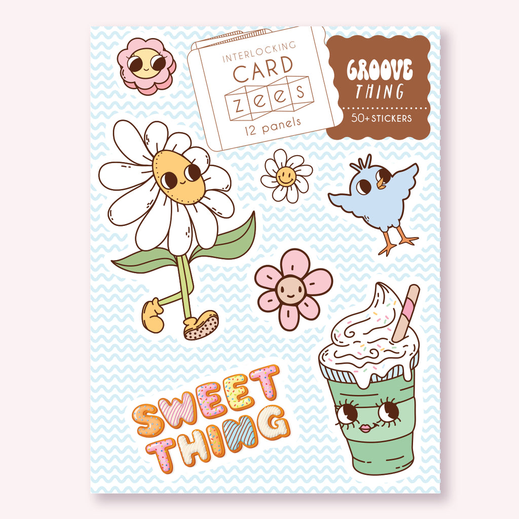 GROOVE THING - CARDzees +  Stickers Kit