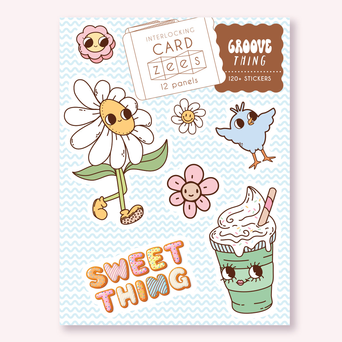 GROOVE THING - CARDzees +  Stickers Kit