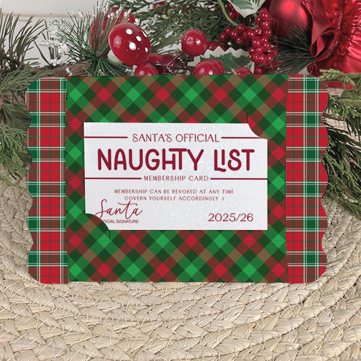 Gift Card Panel - NAUGHTY LIST