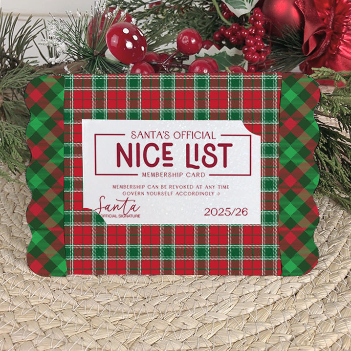 Gift Card Panel - NICE LIST