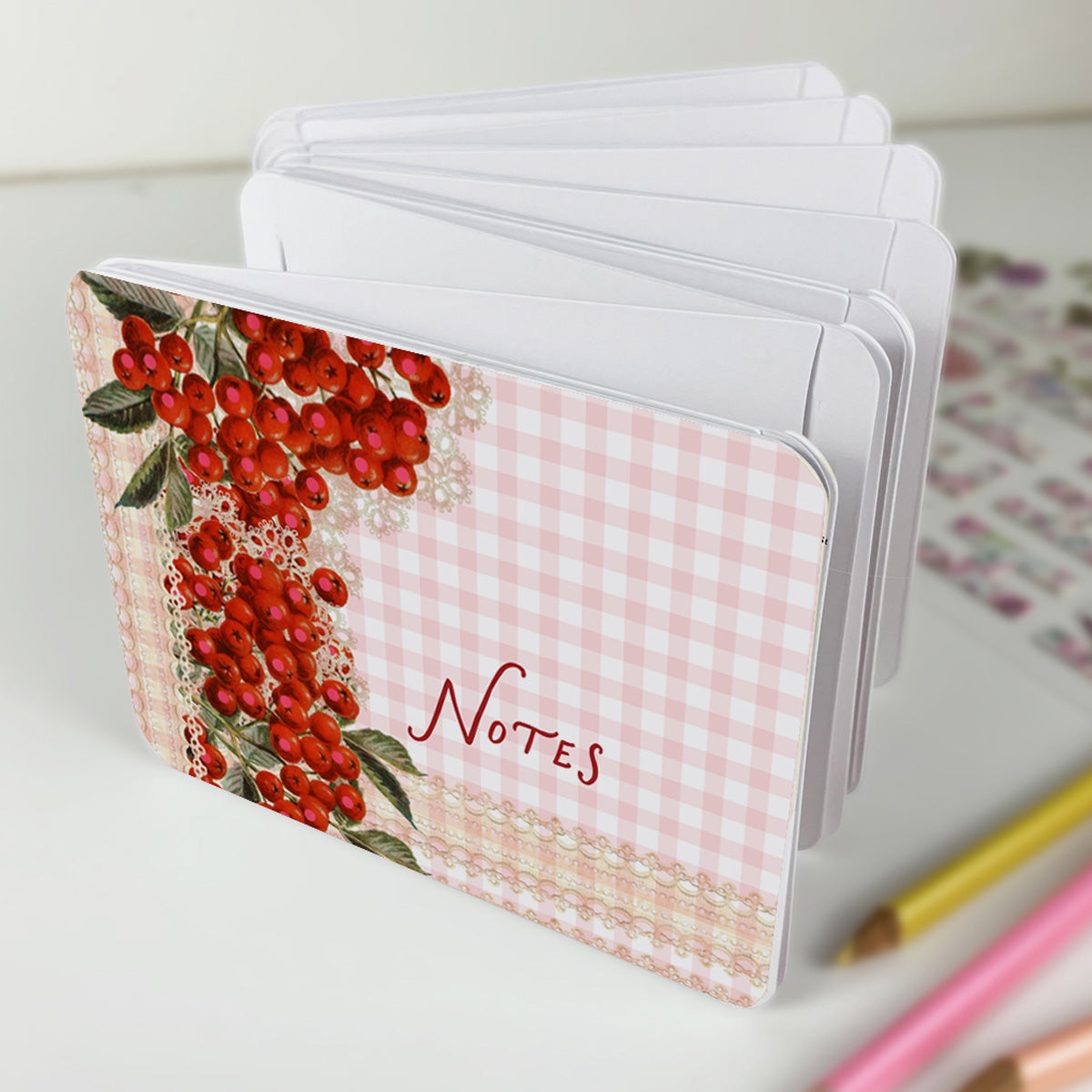 NOTES Pink Christmas CARDzees Notebook