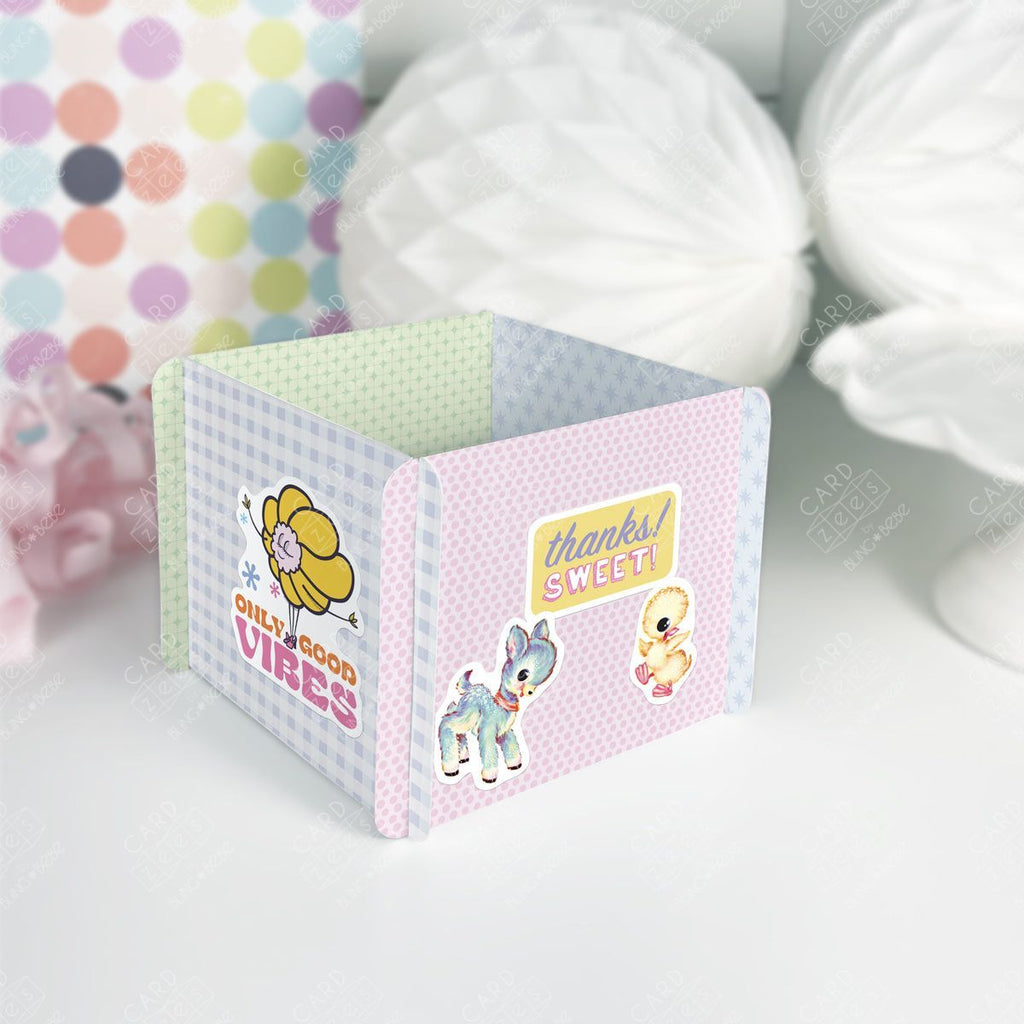 RETRO FUN - CARDzees  +  Stickers Kit