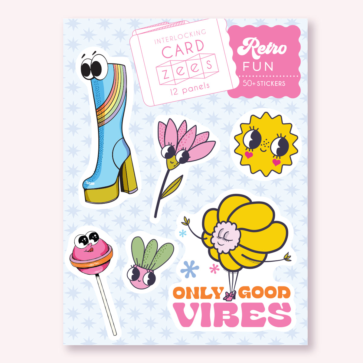 RETRO FUN - CARDzees  +  Stickers Kit
