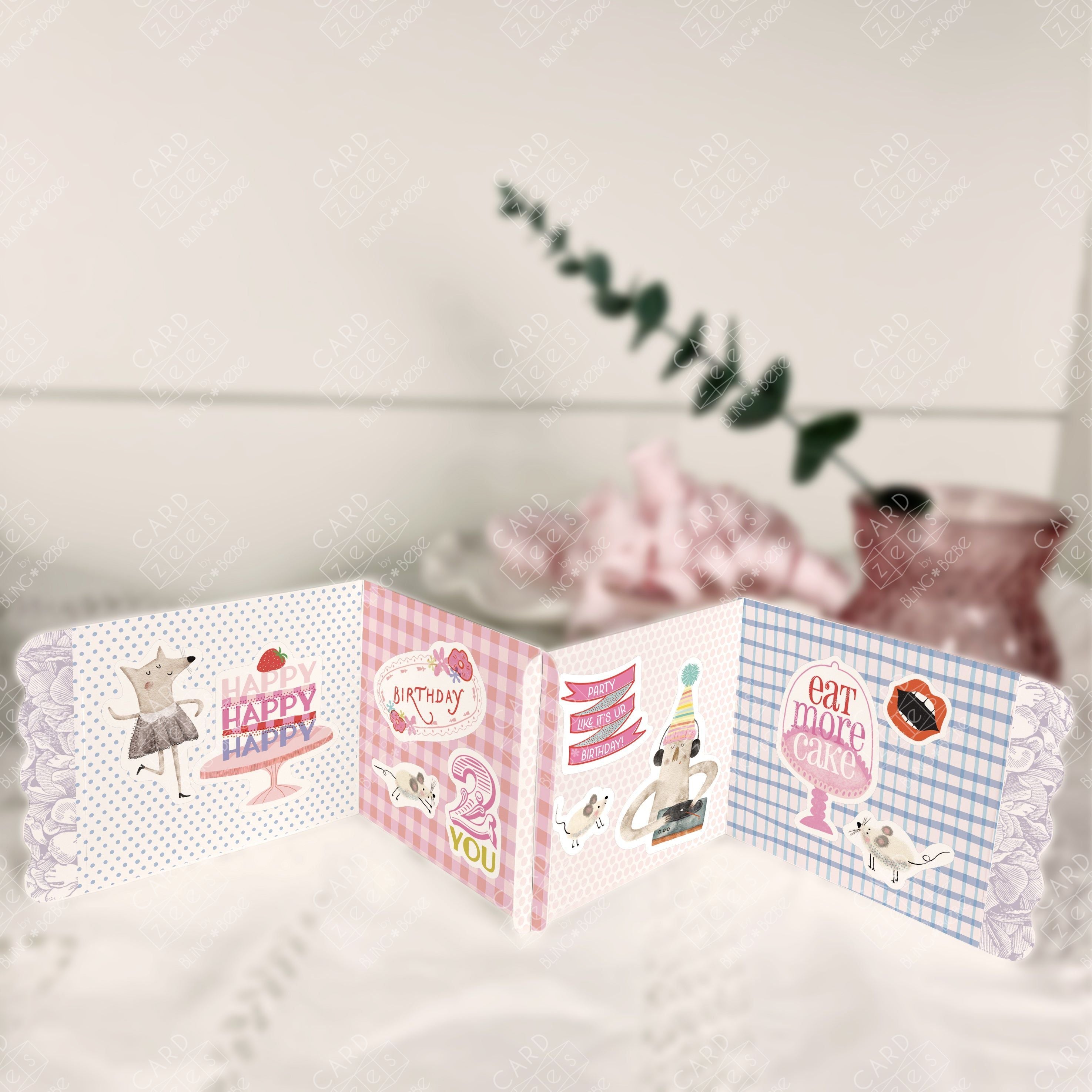 SWEET CAKES - CARDzees  +  Stickers Kit