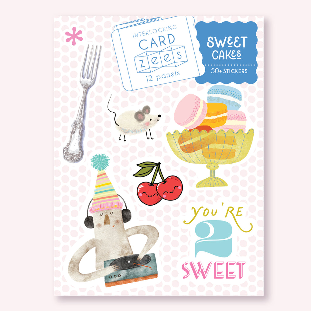 SWEET CAKES - CARDzees  +  Stickers Kit
