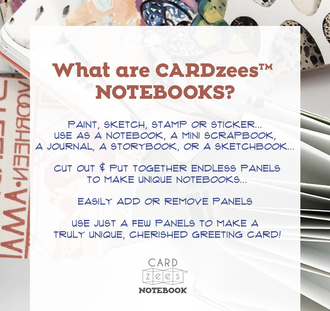 CARDzees Notebook - Pink Snake Fleur