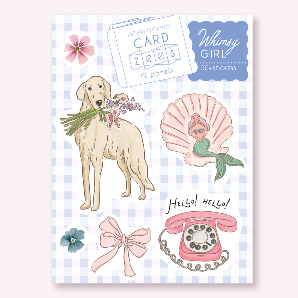 WHIMSY GIRL - CARDzees  +  Stickers Kit