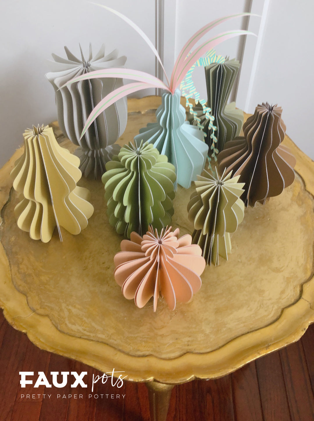 Sculptural Paper Pottery SVG x 10