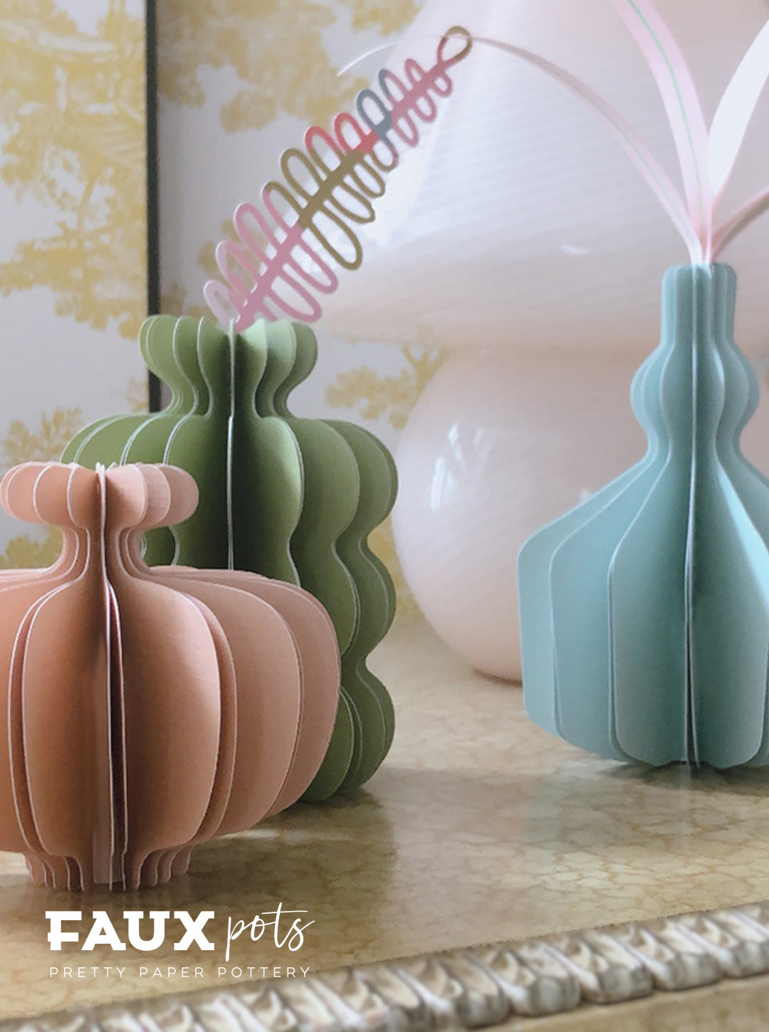 Sculptural Paper Pottery SVG x 10