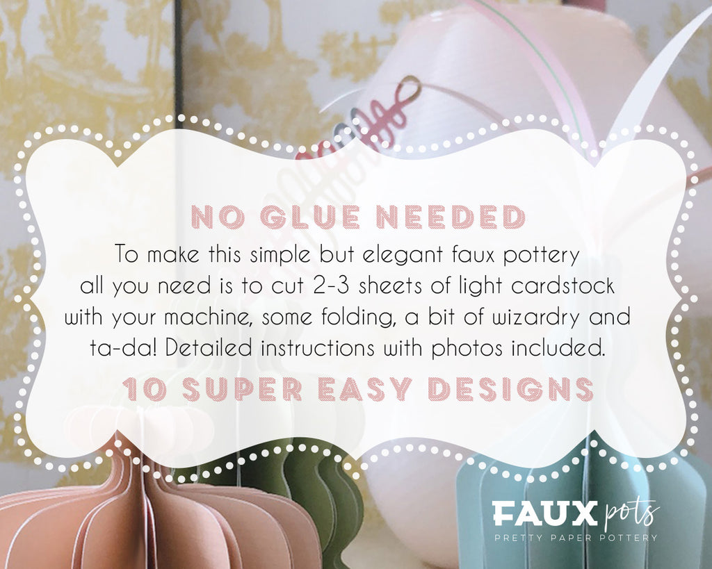 Sculptural Paper Pottery SVG x 10