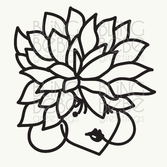 Flowerhead Fairy  - SVG/DXF file