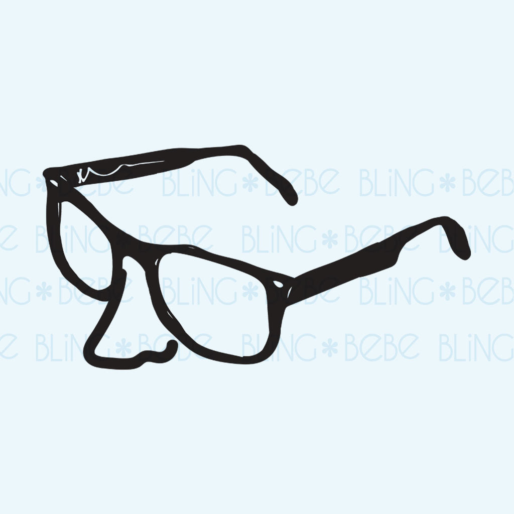 Glasses + Nose  - SVG/DXF file