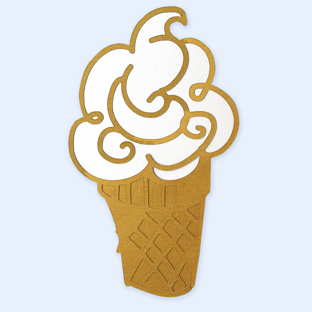 SVG Ice Cream Cone - Limited Commercial Use (1-100)
