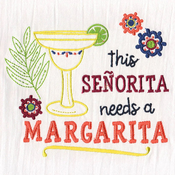 Aunt Martha's® Dirty Laundry Tea Towel - Senorita Needs a Margarita