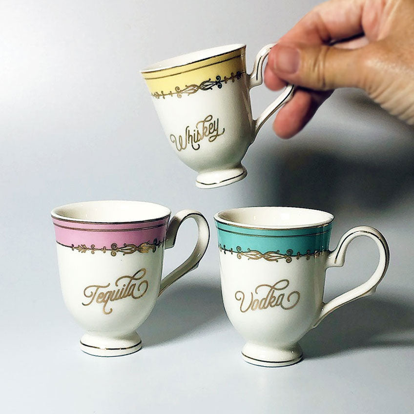 Mini Tea Cup Shot Glasses-Set of 3