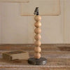 Wood Sphere Clip Stand - large