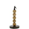 Wood Sphere Clip Stand - small